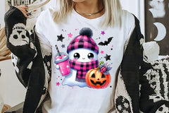 Cute Ghost Cute Halloween Clipart Bundle 5 - CraftNest - Digital Crafting and Art