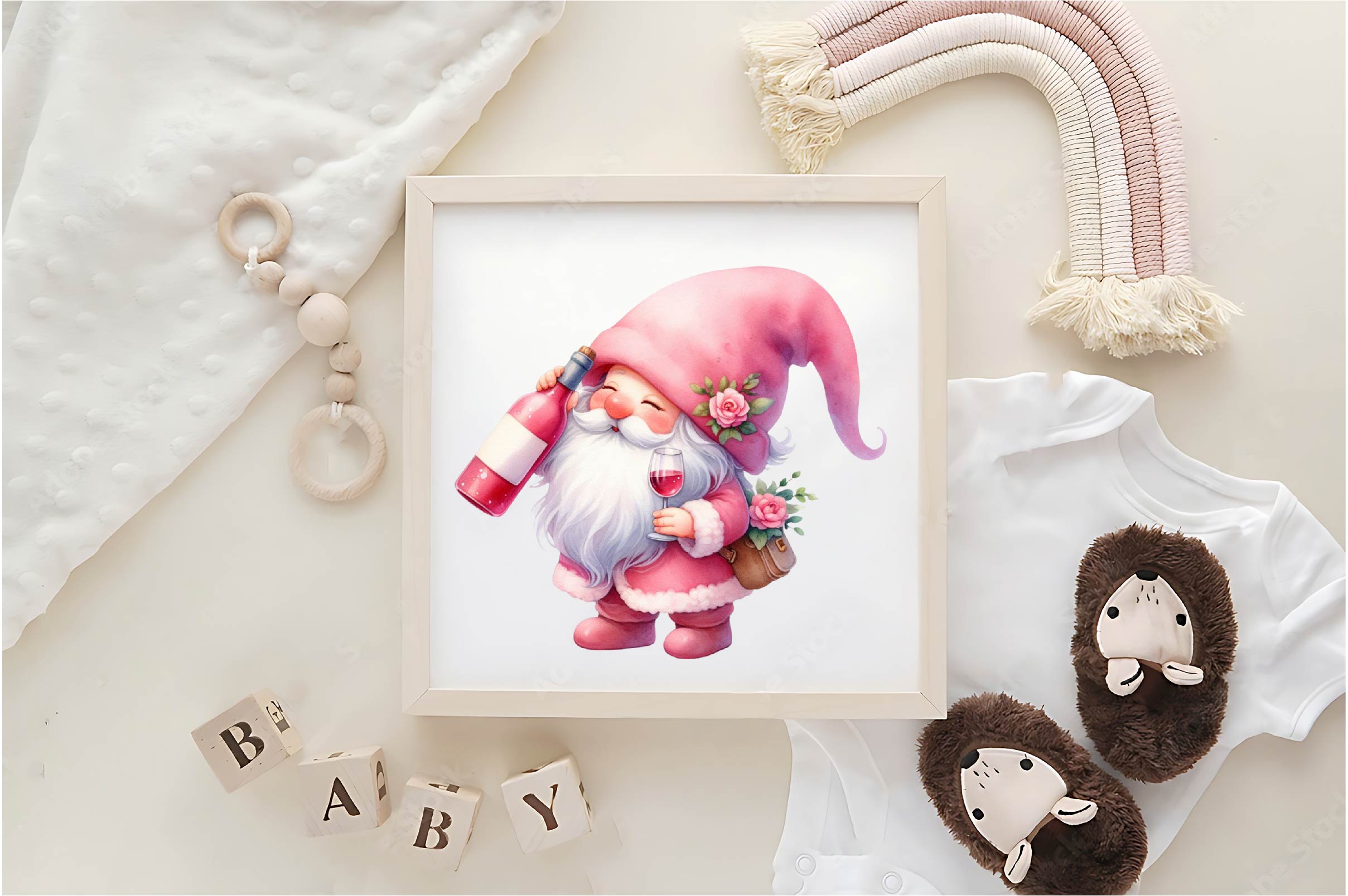 Wine Gnomes Clipart Bundle - CraftNest - Digital Crafting and Art