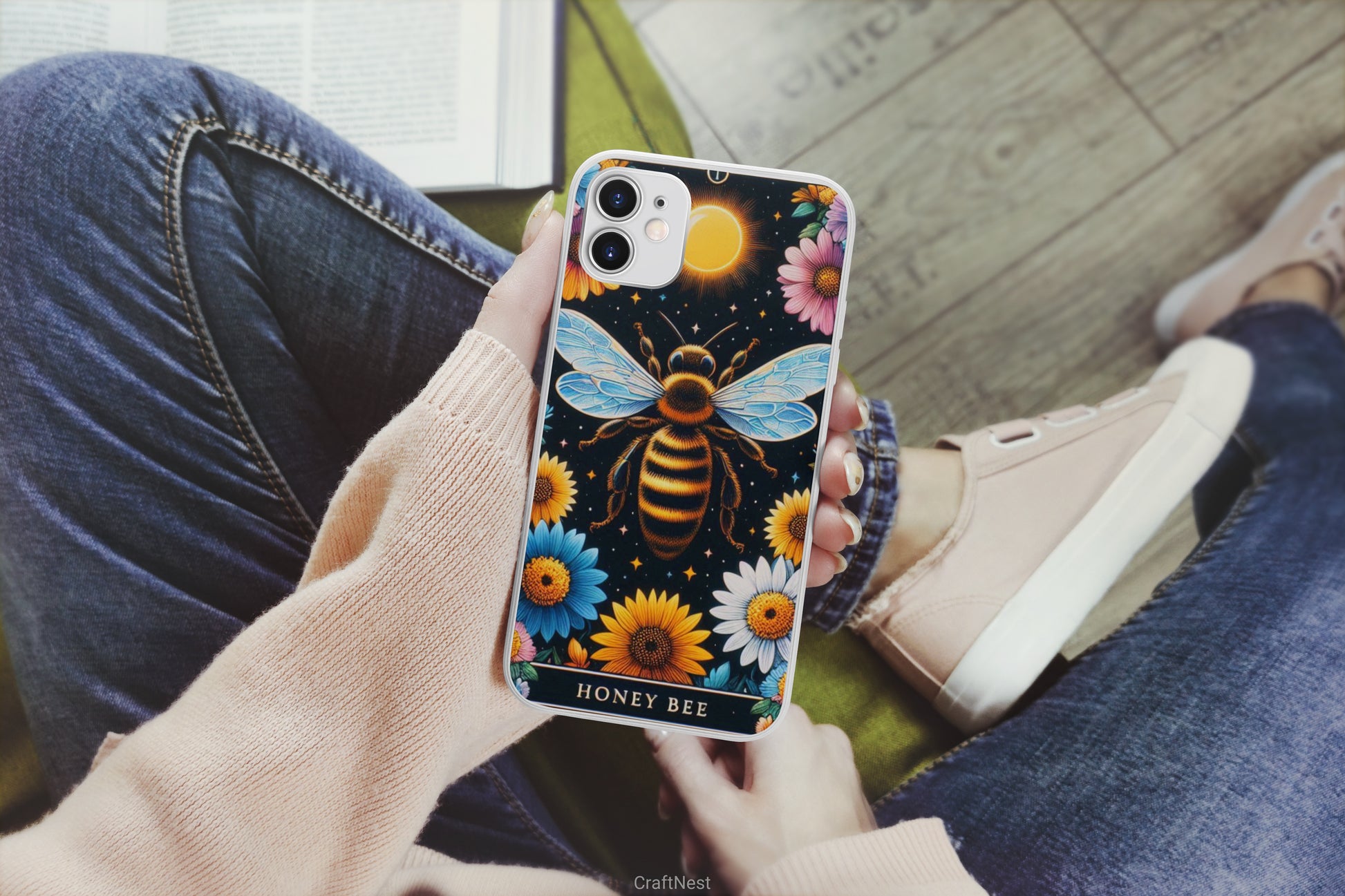 Honey Bee Tarot Card Clipart Bundle 7 - CraftNest - Digital Crafting and Art