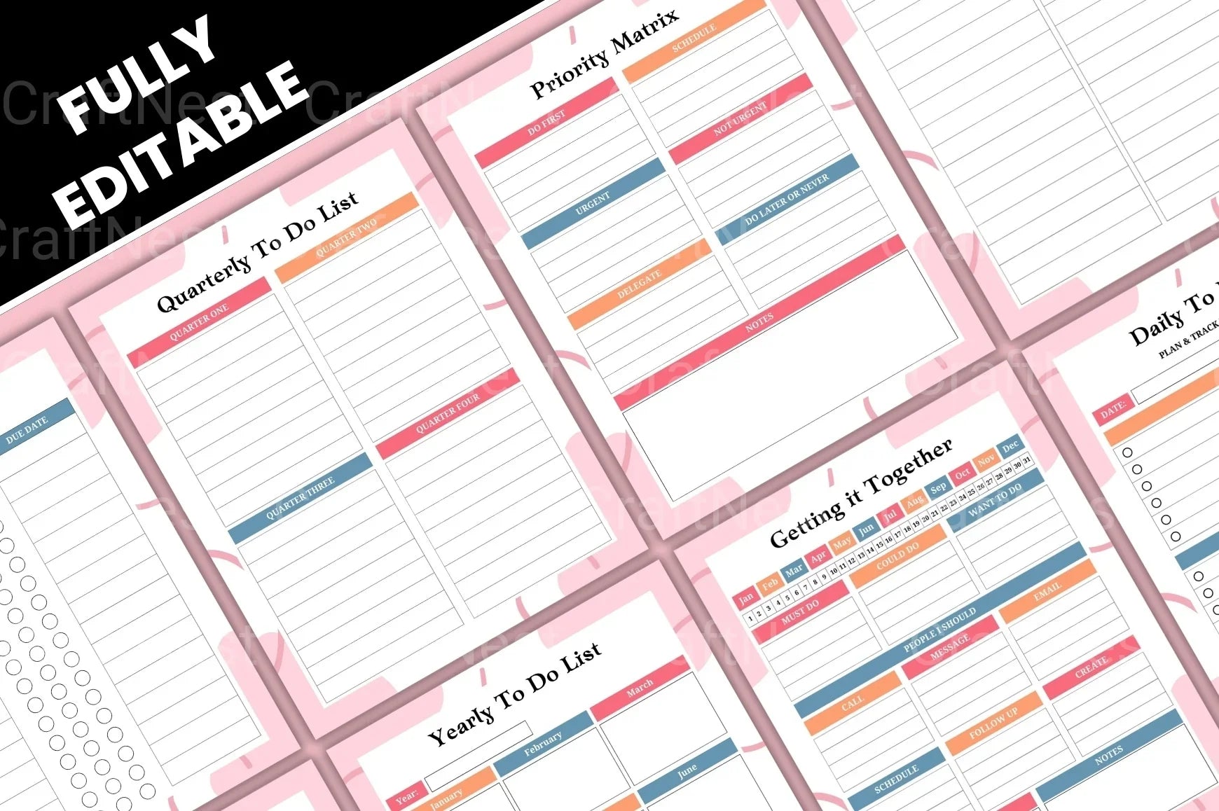 ADHD Brain Dump Worksheets for Focus and Organization - CraftNest - Digital Crafting and Art
