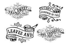 Vintage Fall Sign Bundle - CraftNest - Digital Crafting and Art
