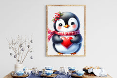 Funny Penguin In Pool Party Clipart Bundle 2 - CraftNest - Digital Crafting and Art