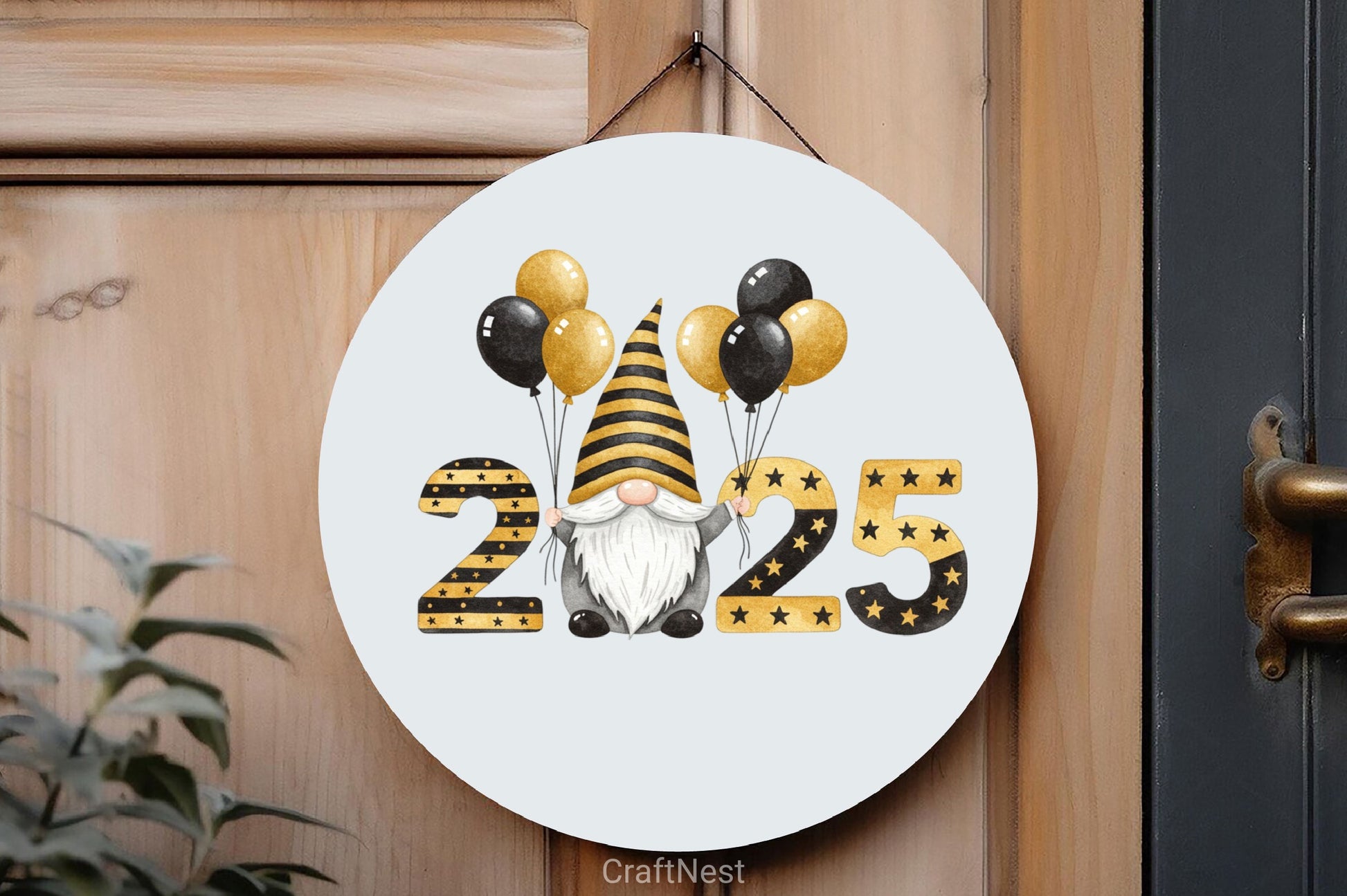 New Year Gnomes 2025 Clipart Bundle 1 - CraftNest - Digital Crafting and Art