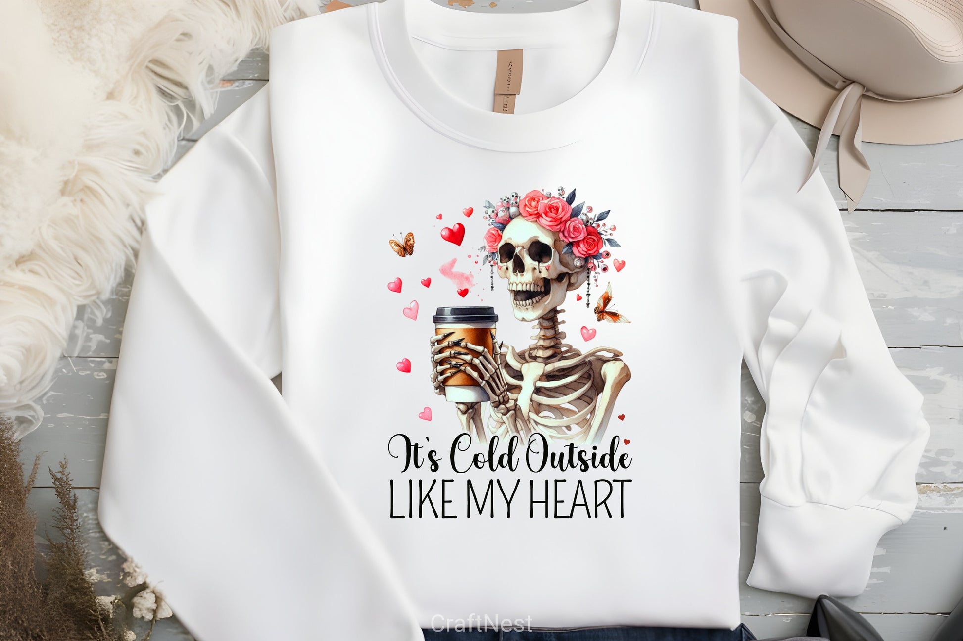 Skeleton Valentine Clipart Bundle - CraftNest - Digital Crafting and Art