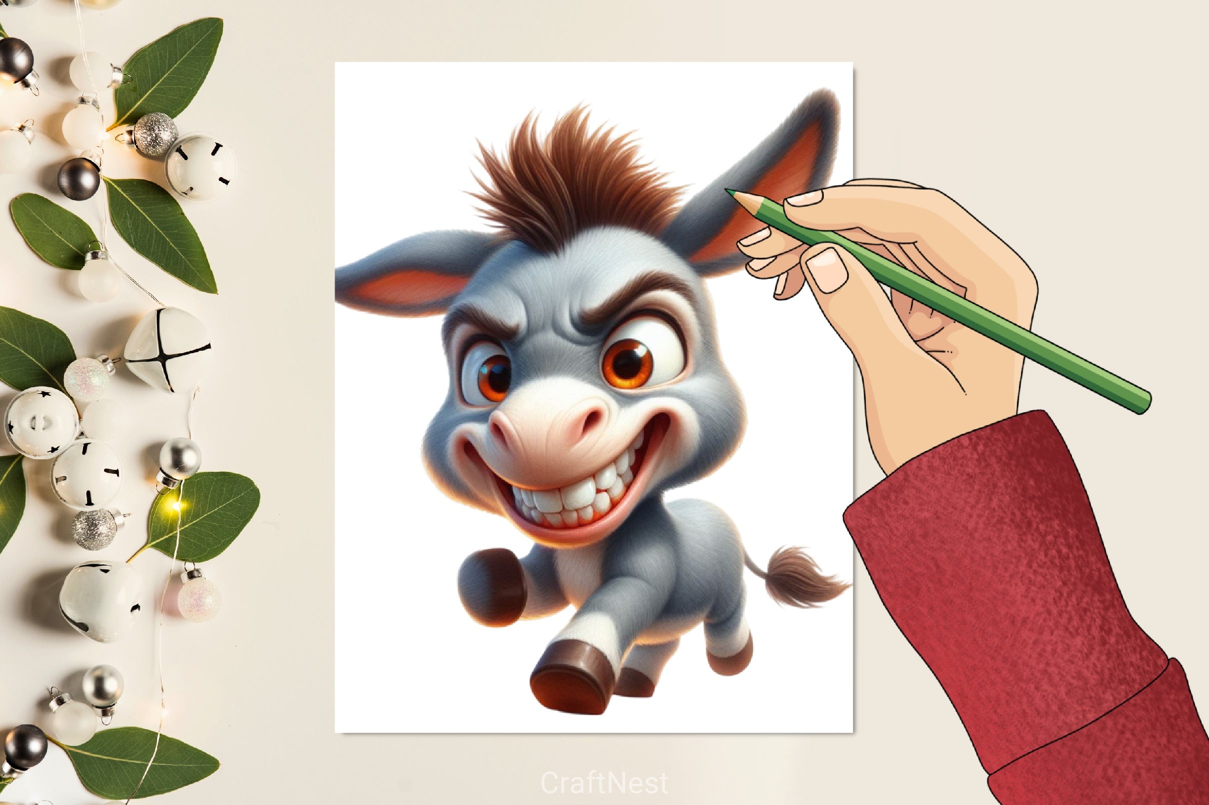 Angry Donkeys Clipart Bundle - CraftNest - Digital Crafting and Art