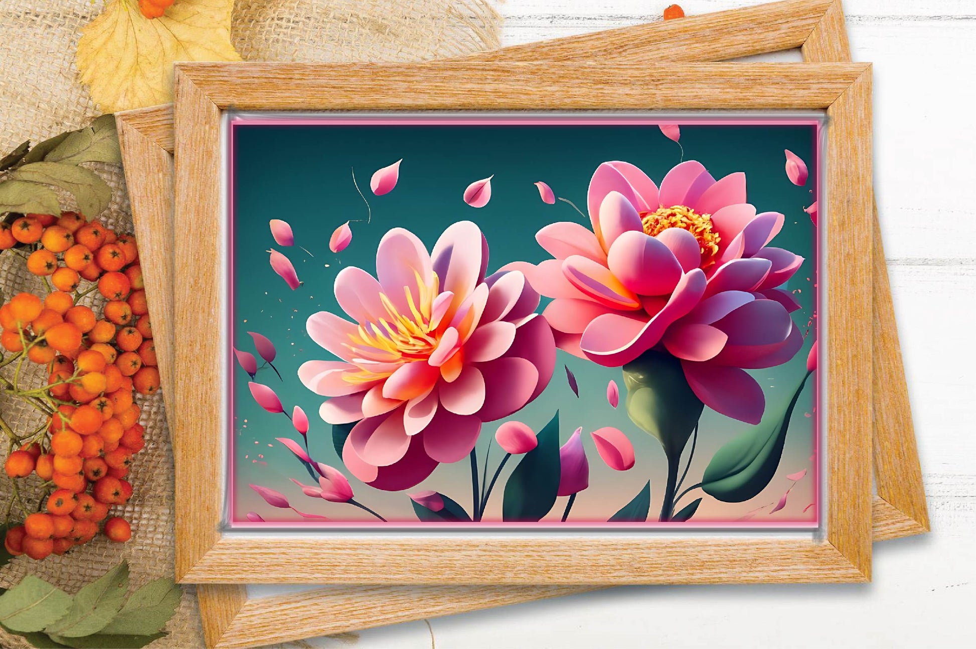 Whimsical Flower Backgrounds Clipart Bundle - CraftNest - Digital Crafting and Art