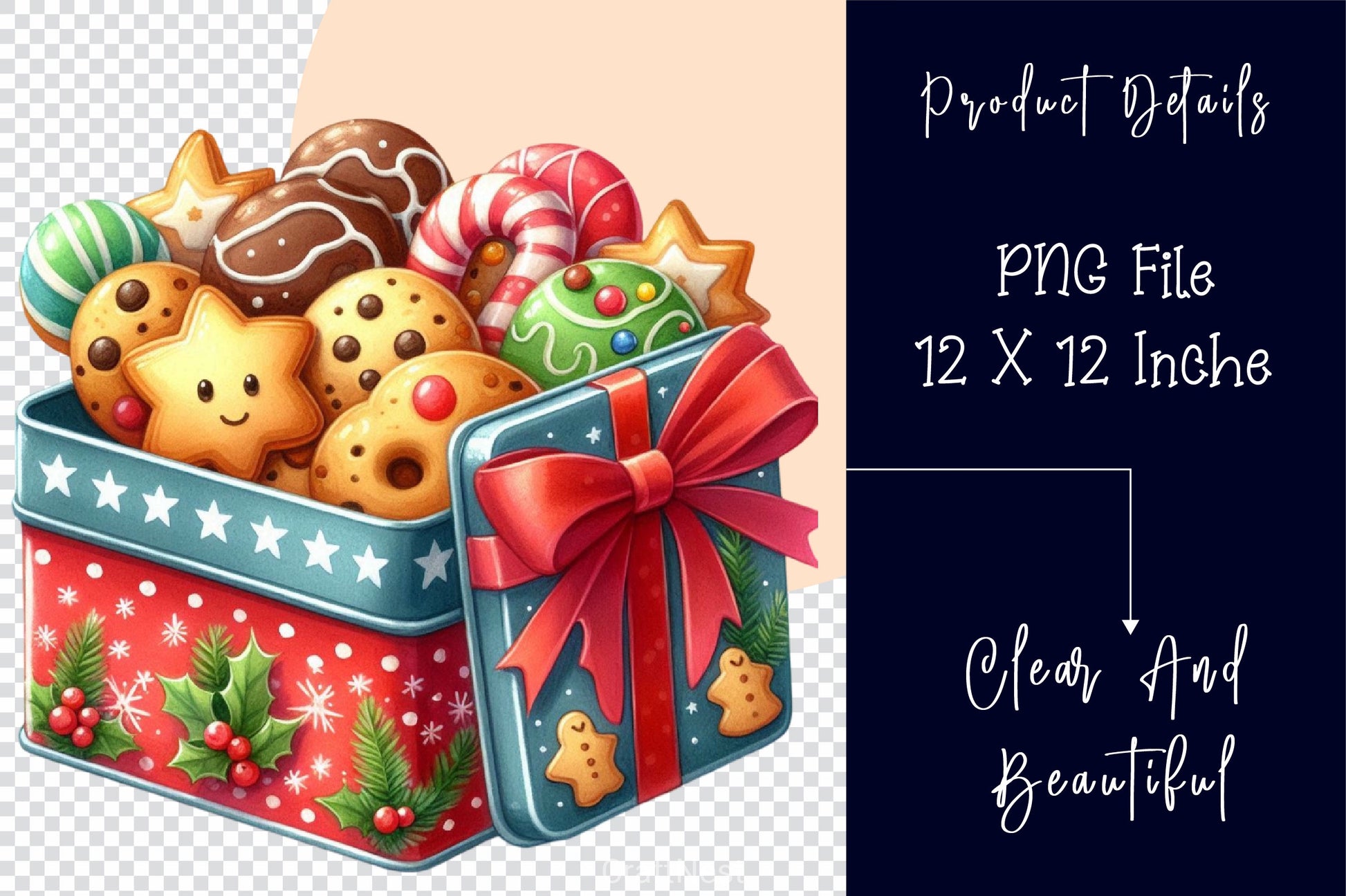 Holiday Christmas Cookies Clipart Bundle 3 - CraftNest - Digital Crafting and Art