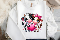 Valentine Couple Cow Clipart Bundle - CraftNest - Digital Crafting and Art