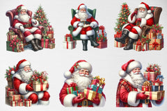 Santa Claus Gifts Clipart Bundle - CraftNest - Digital Crafting and Art