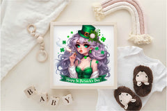 St Patrick's Day Chibi Girl Clipart Bundle - CraftNest - Digital Crafting and Art