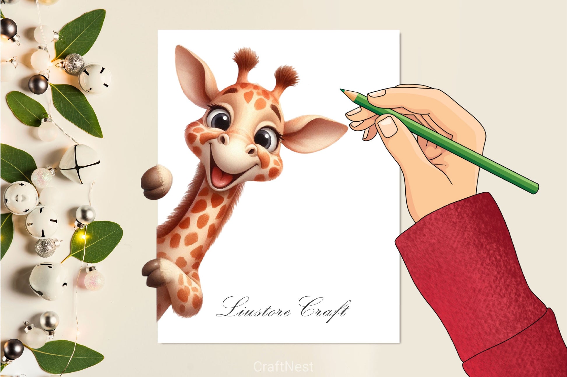 Funny Animals Peeking Around Corner Clipart Bundle 6 - CraftNest - Digital Crafting and Art