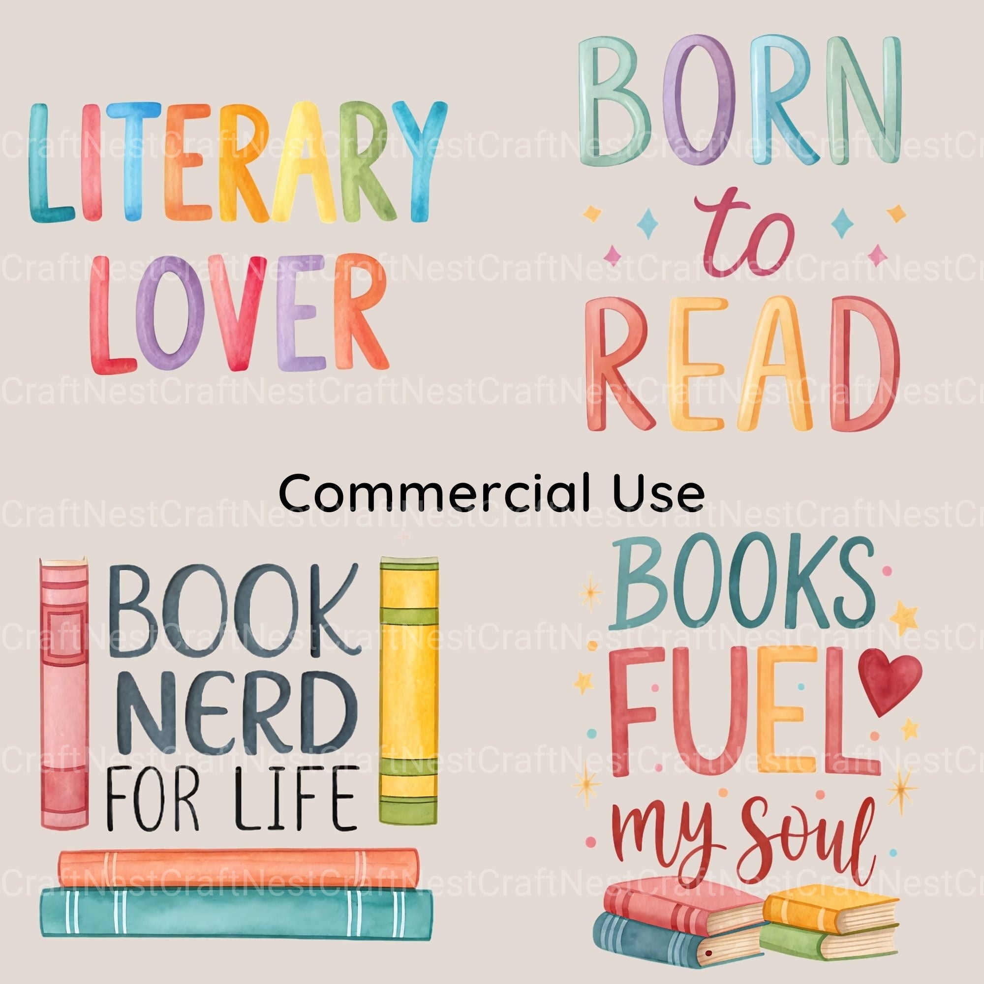 Book Shirt Designs Clipart Bundle - CraftNest - Digital Crafting and Art