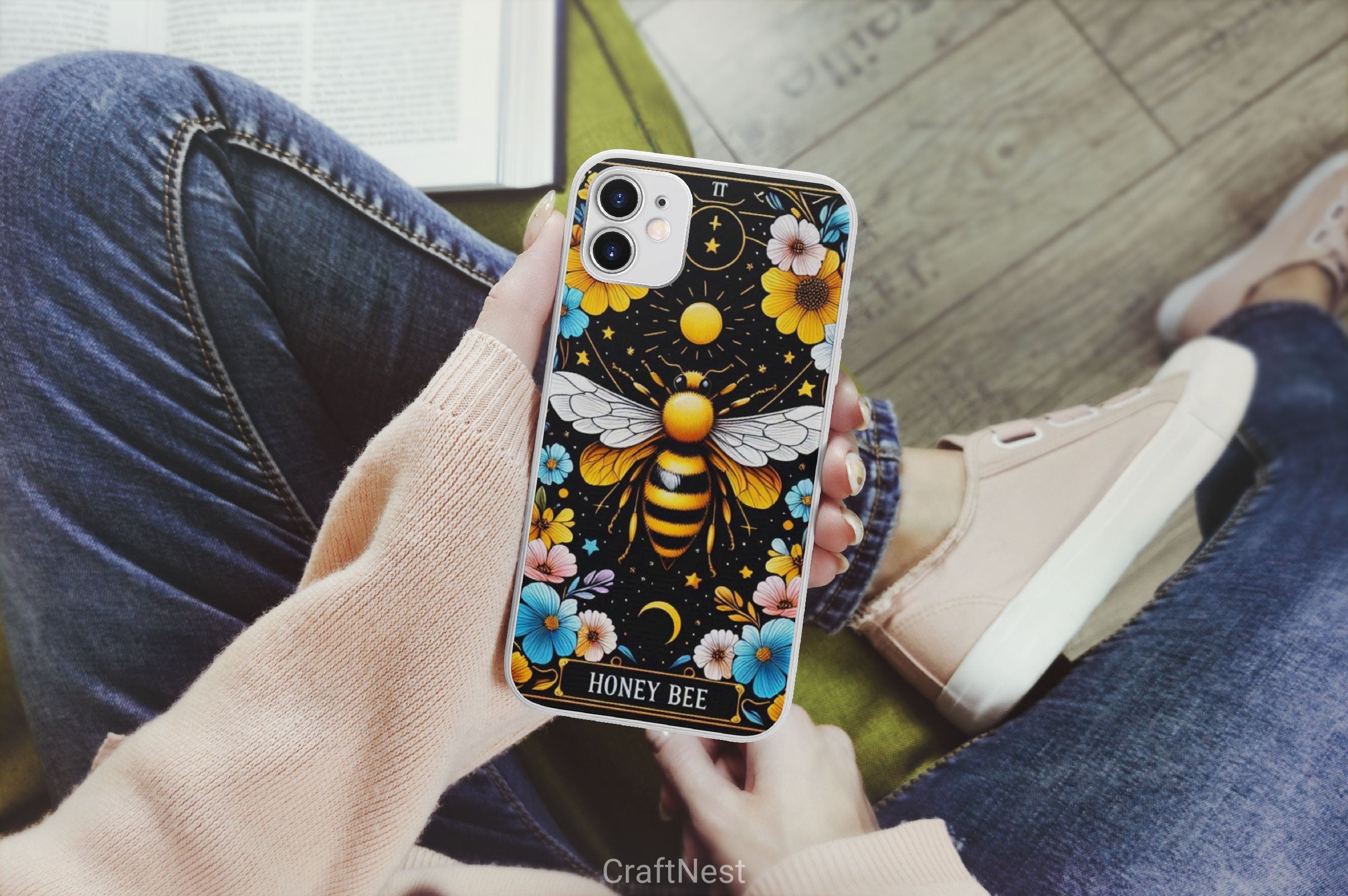 Honey Bee Tarot Card Clipart Bundle 12 - CraftNest - Digital Crafting and Art