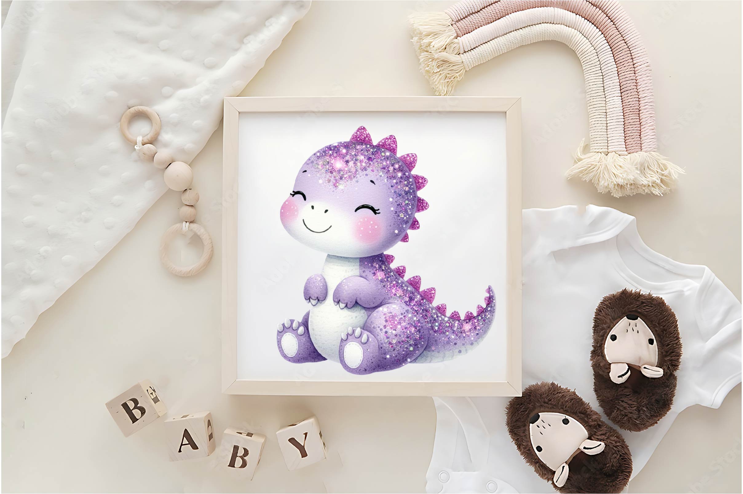 Glitter Dinosaur Clipart Bundle - CraftNest - Digital Crafting and Art