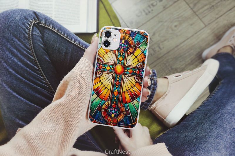 Stained Glass Cross Tarot Card Clipart Bundle 5 - CraftNest - Digital Crafting and Art