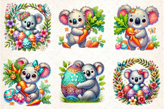Koala Easter Clipart Bundle - CraftNest - Digital Crafting and Art