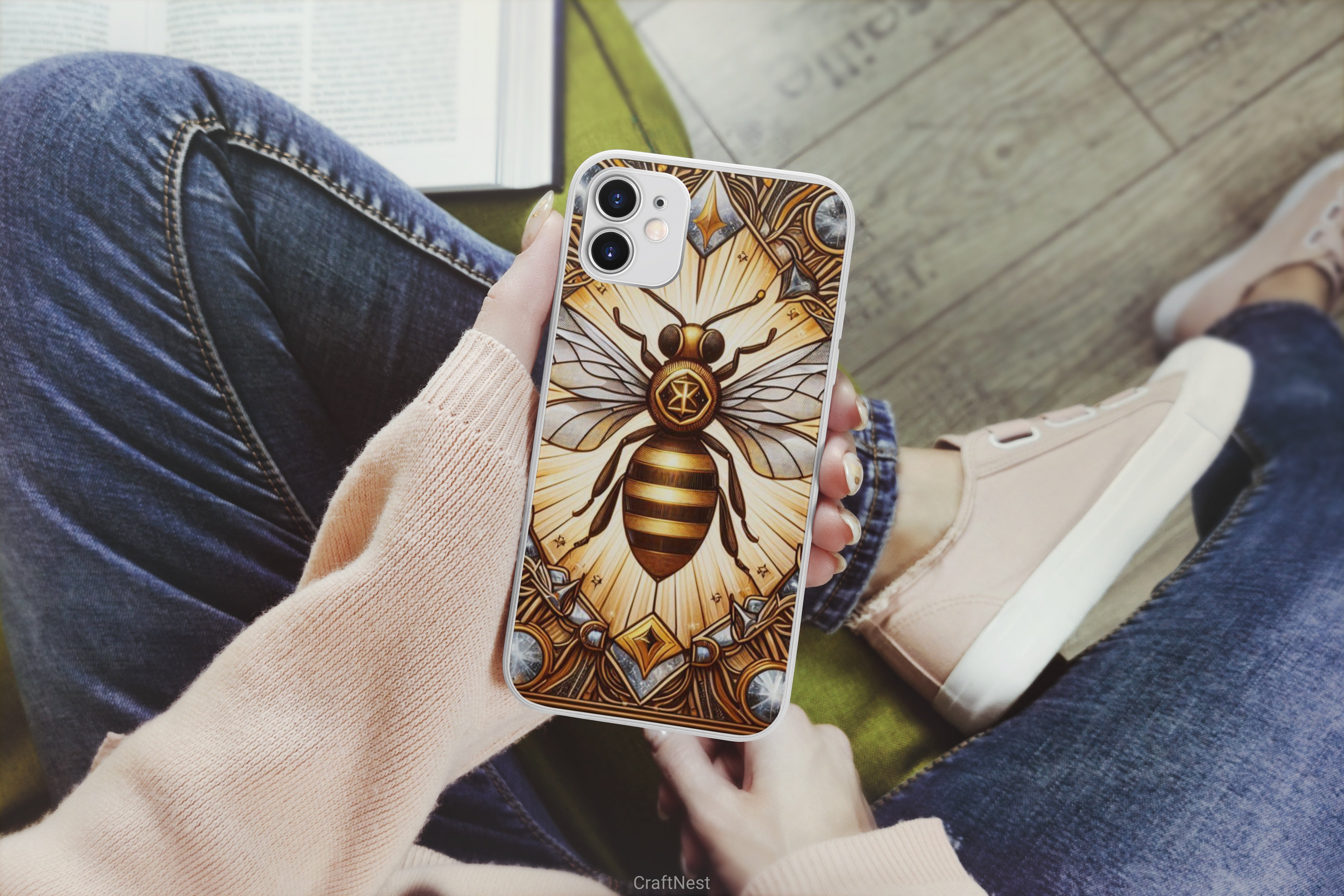 Honey Bee Tarot Card Clipart Bundle 4 - CraftNest - Digital Crafting and Art