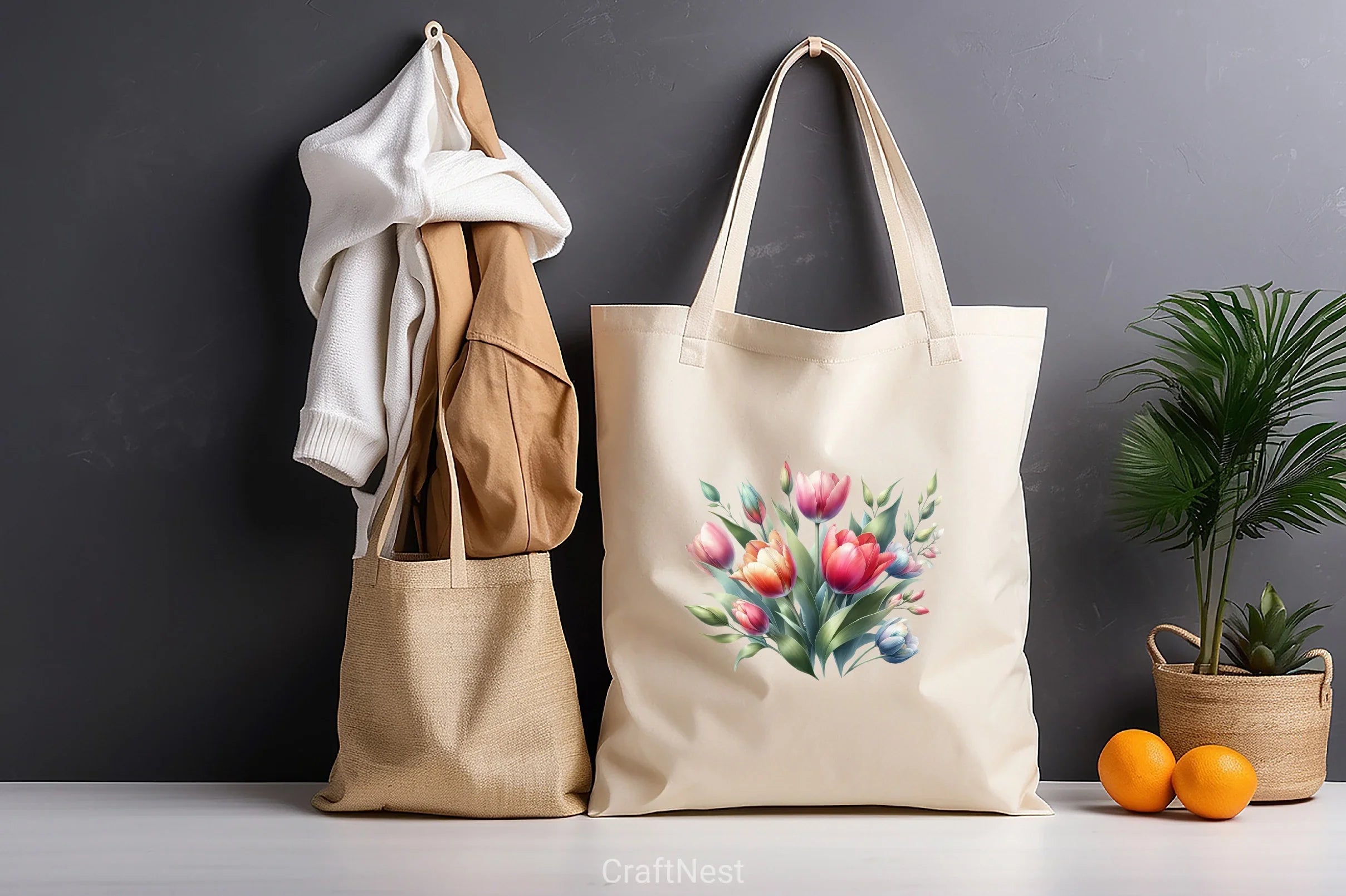 Spring Tulip Clipart Bundle 3 - CraftNest - Digital Crafting and Art