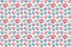 Pastel Hearts Seamless Papers - CraftNest - Digital Crafting and Art