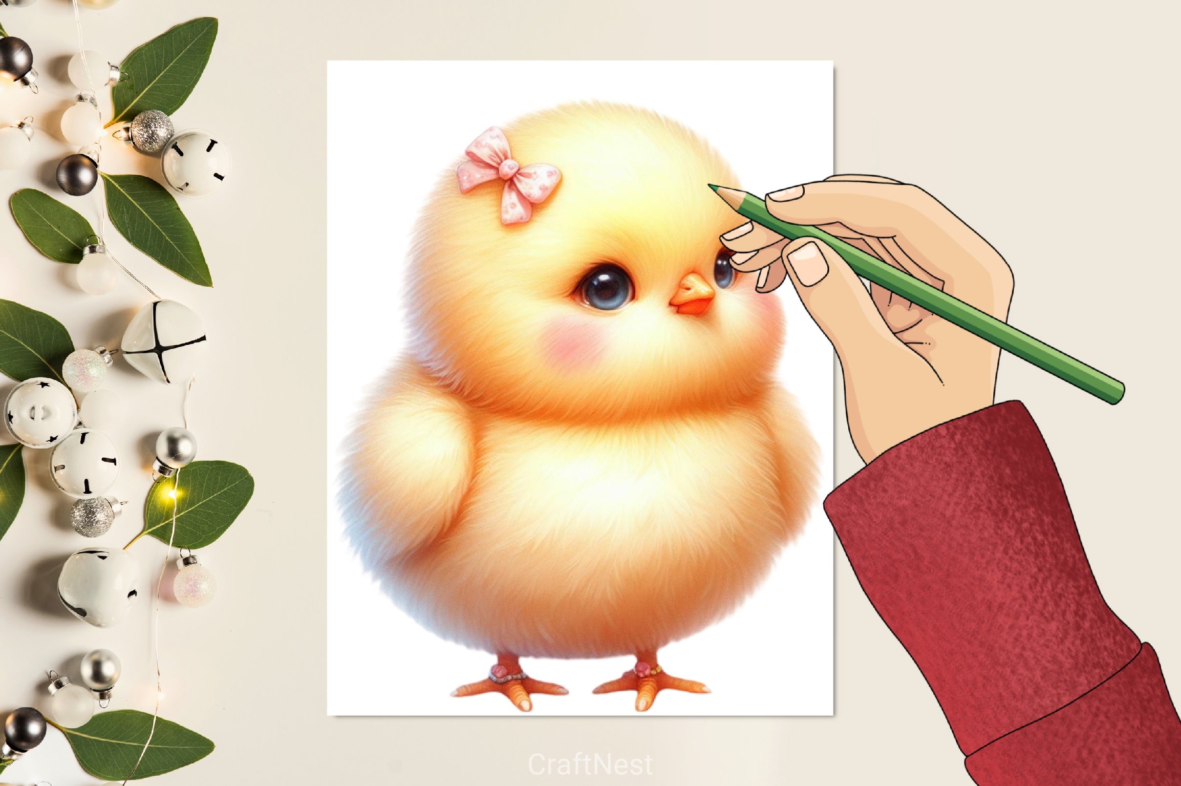 Cute Chick Clipart Bundle 3 - CraftNest - Digital Crafting and Art