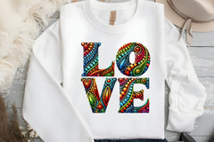 African Kente Love Clipart Bundle - CraftNest - Digital Crafting and Art