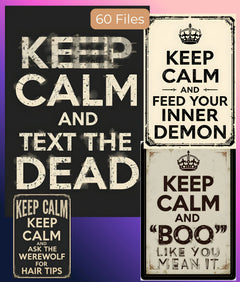 Halloween Wall Art Clipart Bundle - CraftNest - Digital Crafting and Art