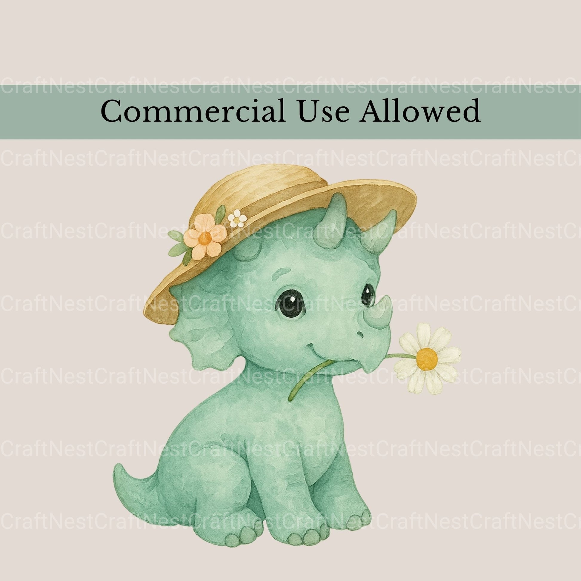 Baby Dinosaurs 2 Clipart Bundle - CraftNest - Digital Crafting and Art