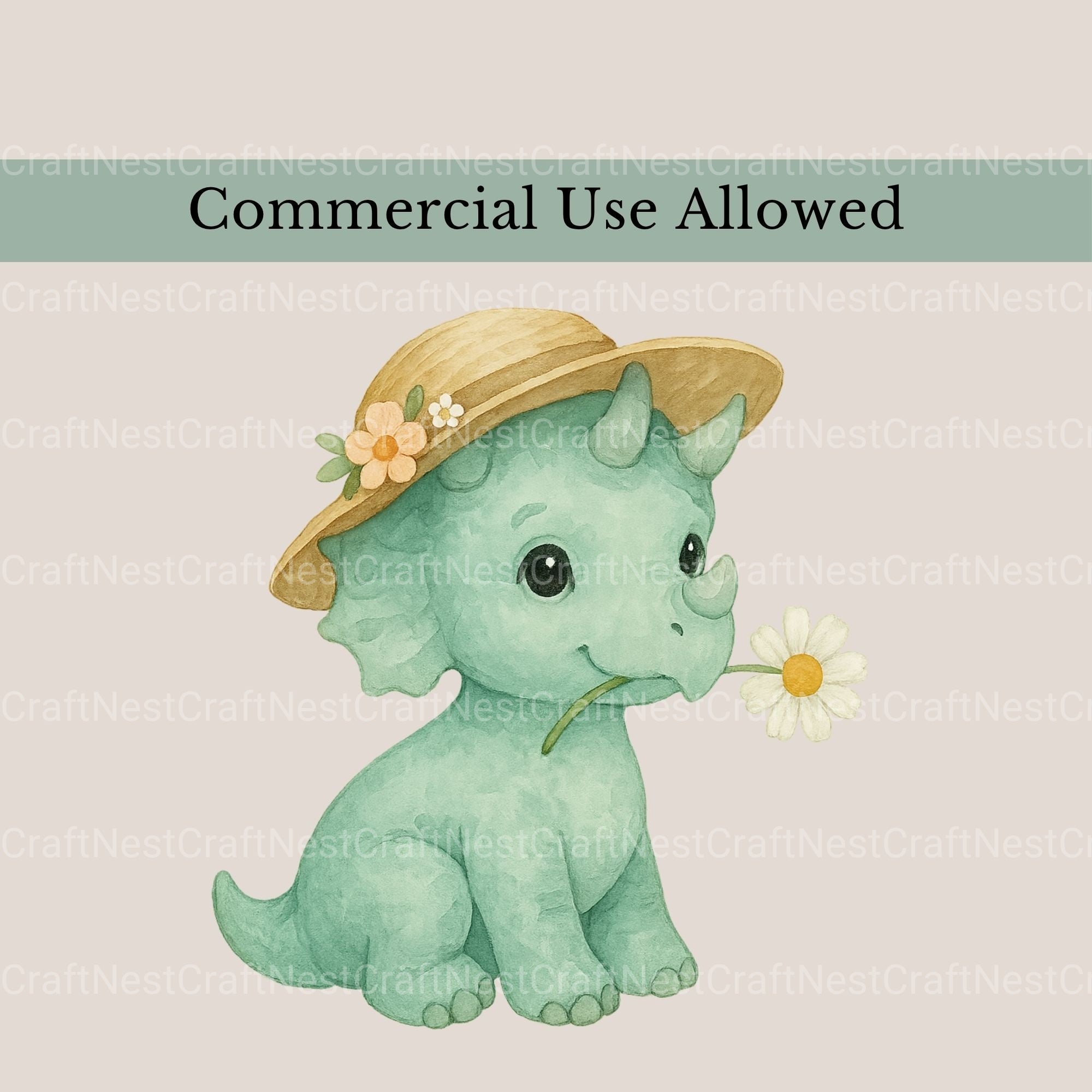 Baby Dinosaurs 2 Clipart Bundle - CraftNest - Digital Crafting and Art