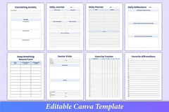 Mental Health Worksheets Collection - CraftNest - Digital Crafting and Art