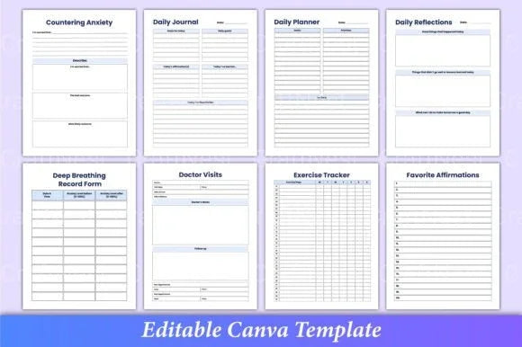 Mental Health Worksheets Collection - CraftNest - Digital Crafting and Art