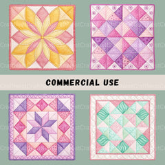 Quilt For Girls Clipart Bundle - CraftNest - Digital Crafting and Art