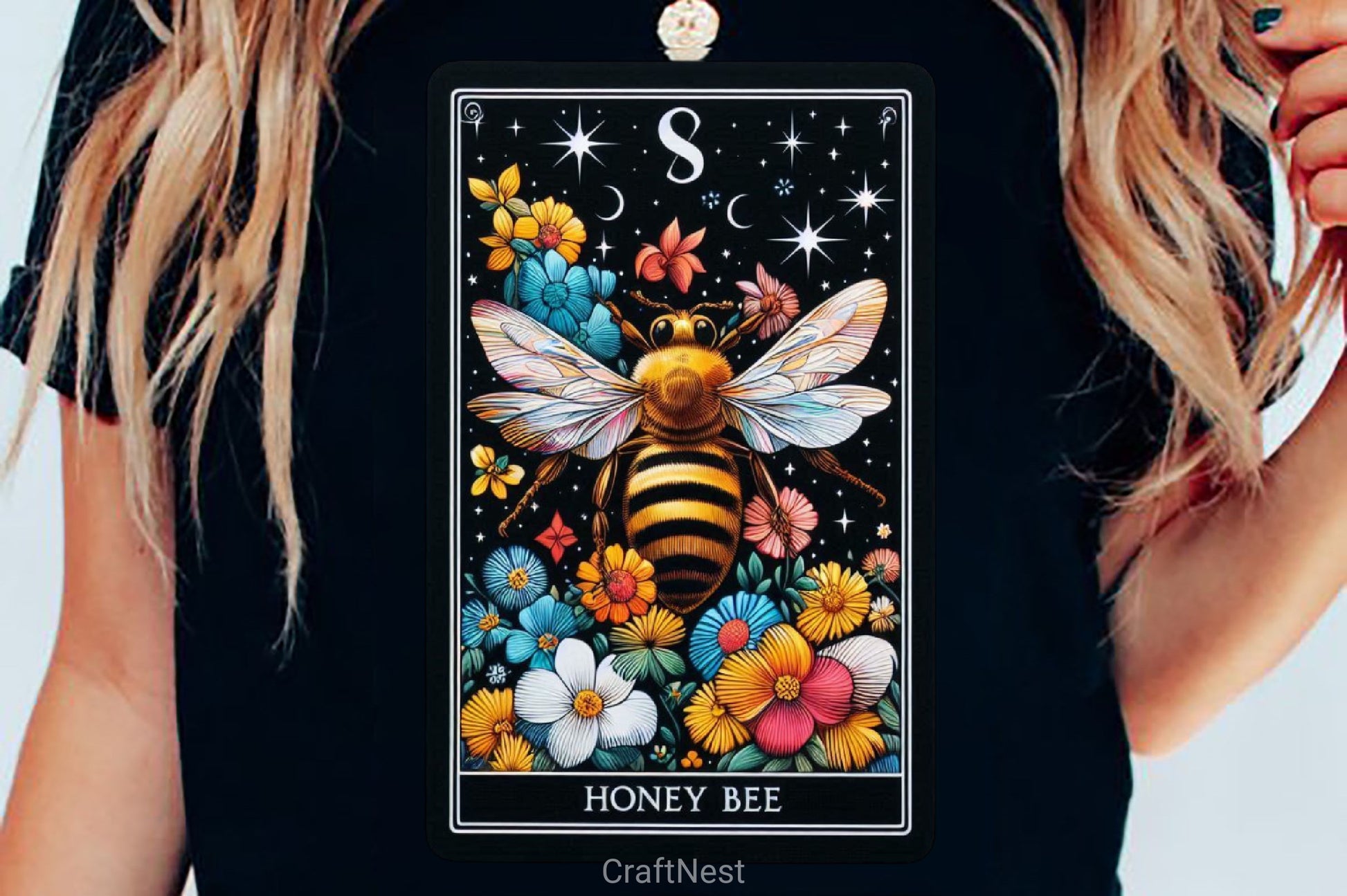 Honey Bee Tarot Card Clipart Bundle 16 - CraftNest - Digital Crafting and Art