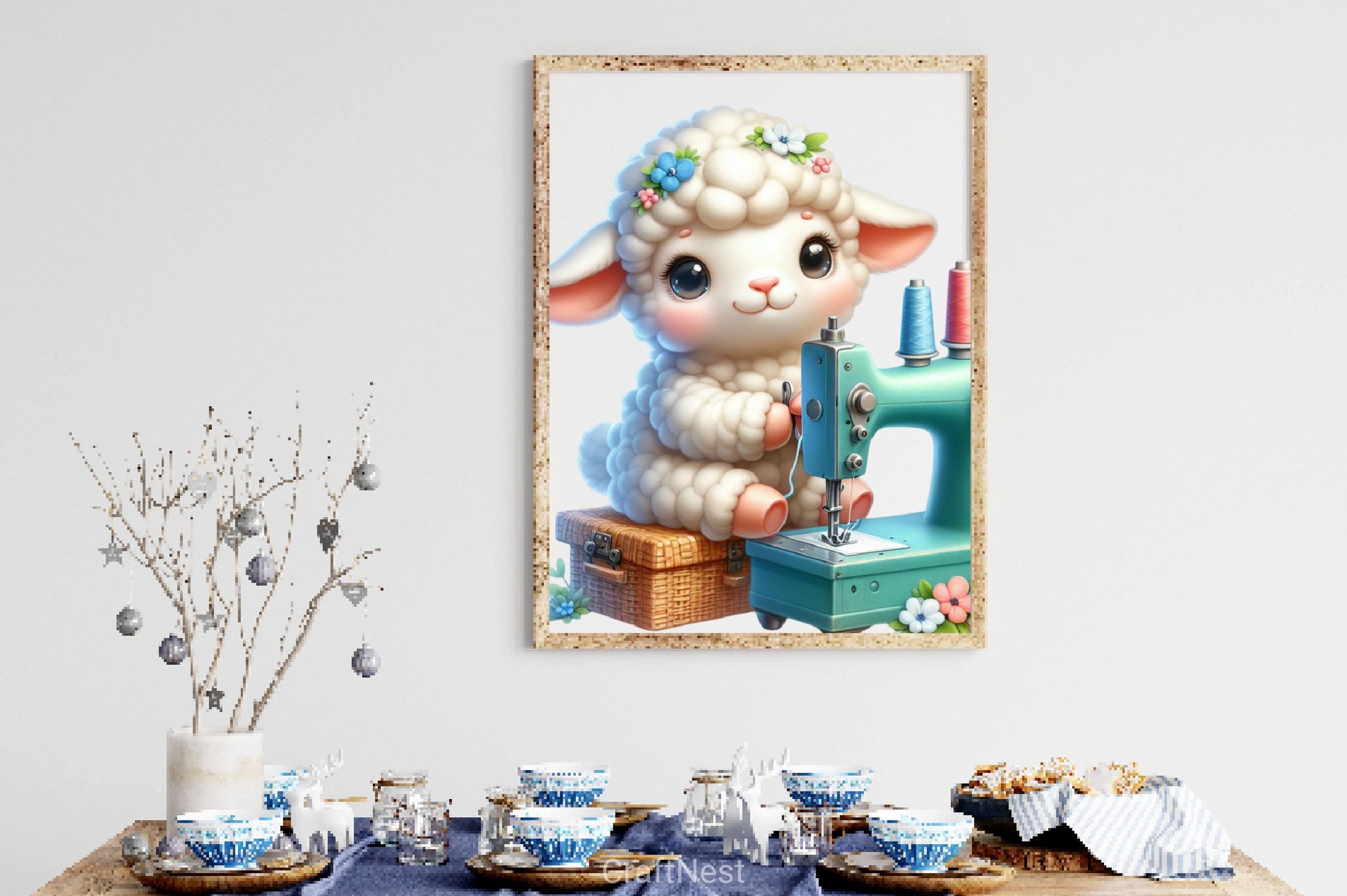 Cute Tailor Animals Clipart Bundle 2 - CraftNest - Digital Crafting and Art