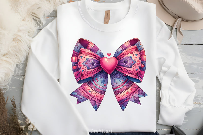 Coquette Valentine Clipart Bundle 15 - CraftNest - Digital Crafting and Art