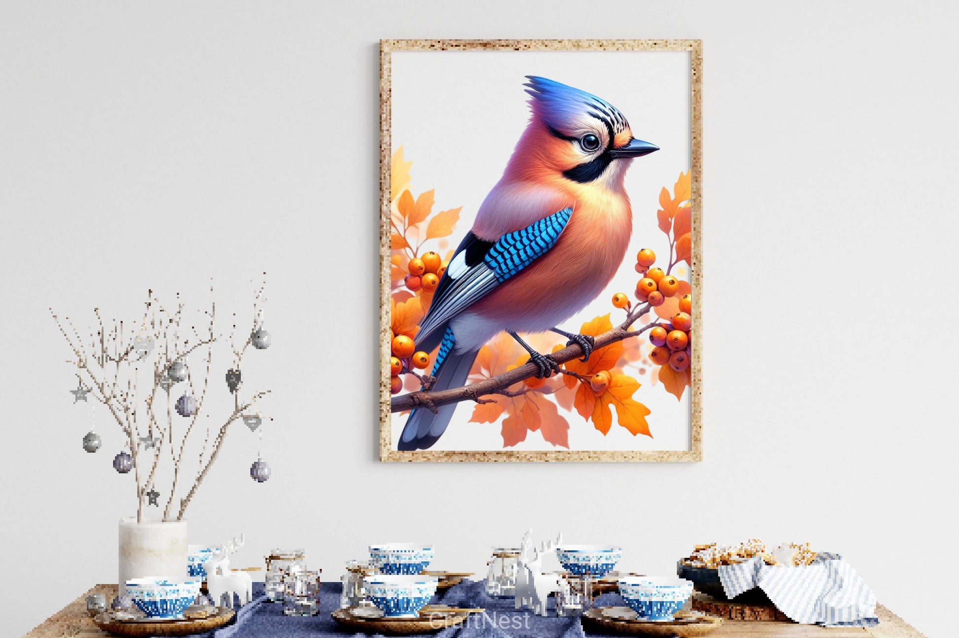 Cute Autumn Jay Clipart Bundle 2 - CraftNest - Digital Crafting and Art