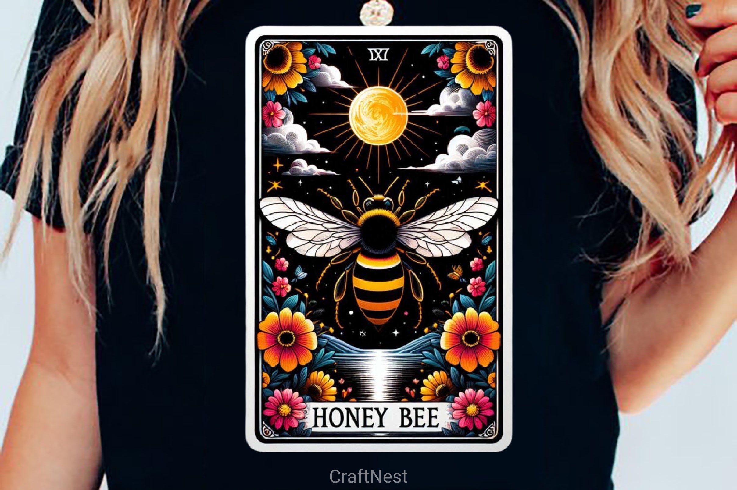 Honey Bee Tarot Card Clipart Bundle 20 - CraftNest - Digital Crafting and Art