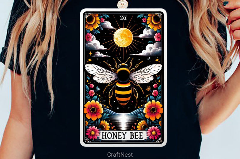 Honey Bee Tarot Card Clipart Bundle 20 - CraftNest - Digital Crafting and Art