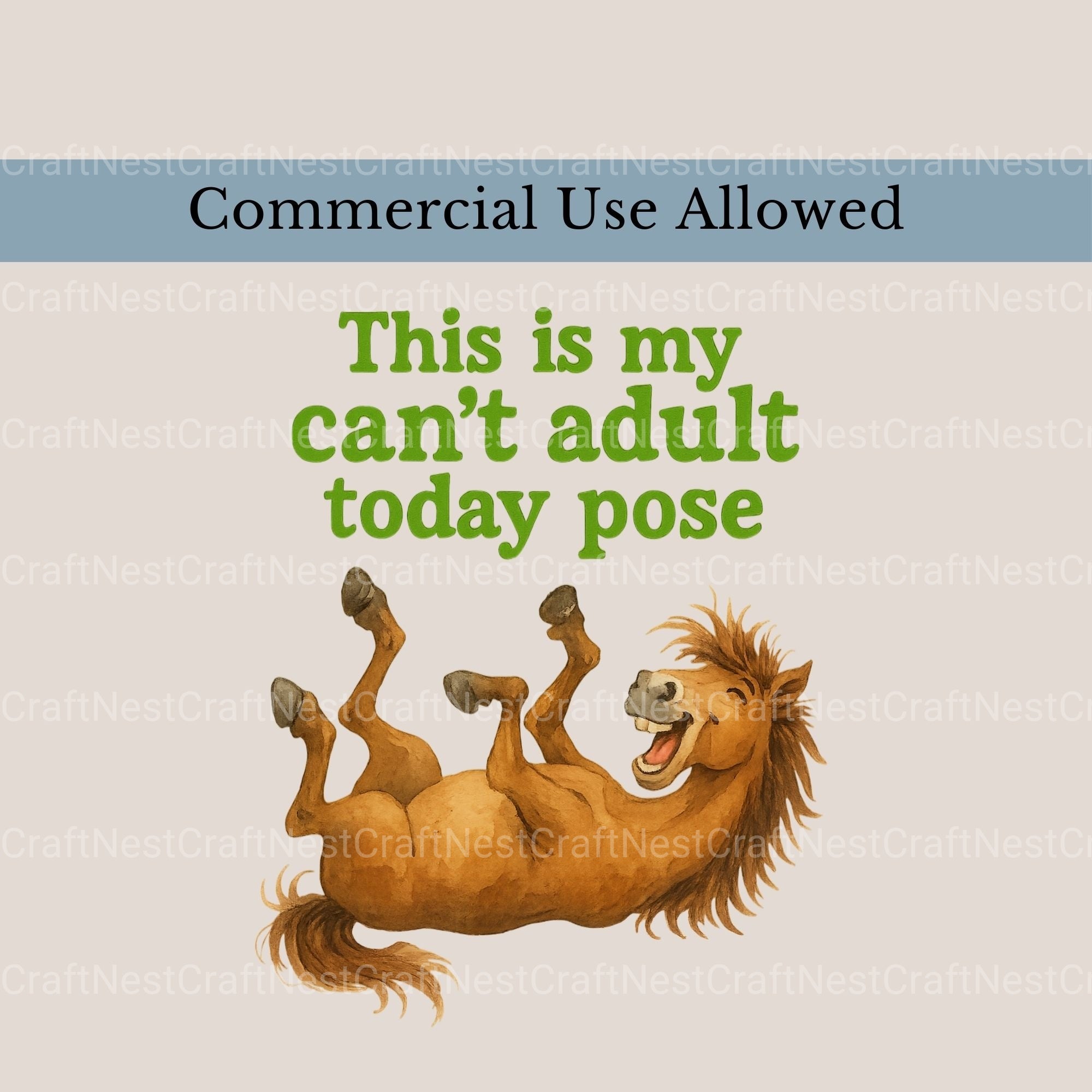 Funny Horse Quotes Clipart Bundle - CraftNest - Digital Crafting and Art