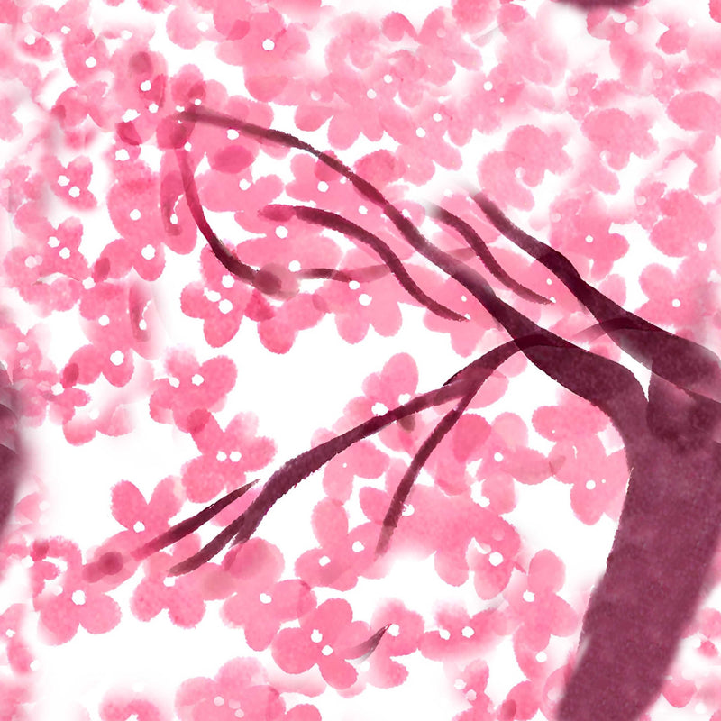 Sakura Blossom Seamless Digital Paper - CraftNest - Digital Crafting and Art