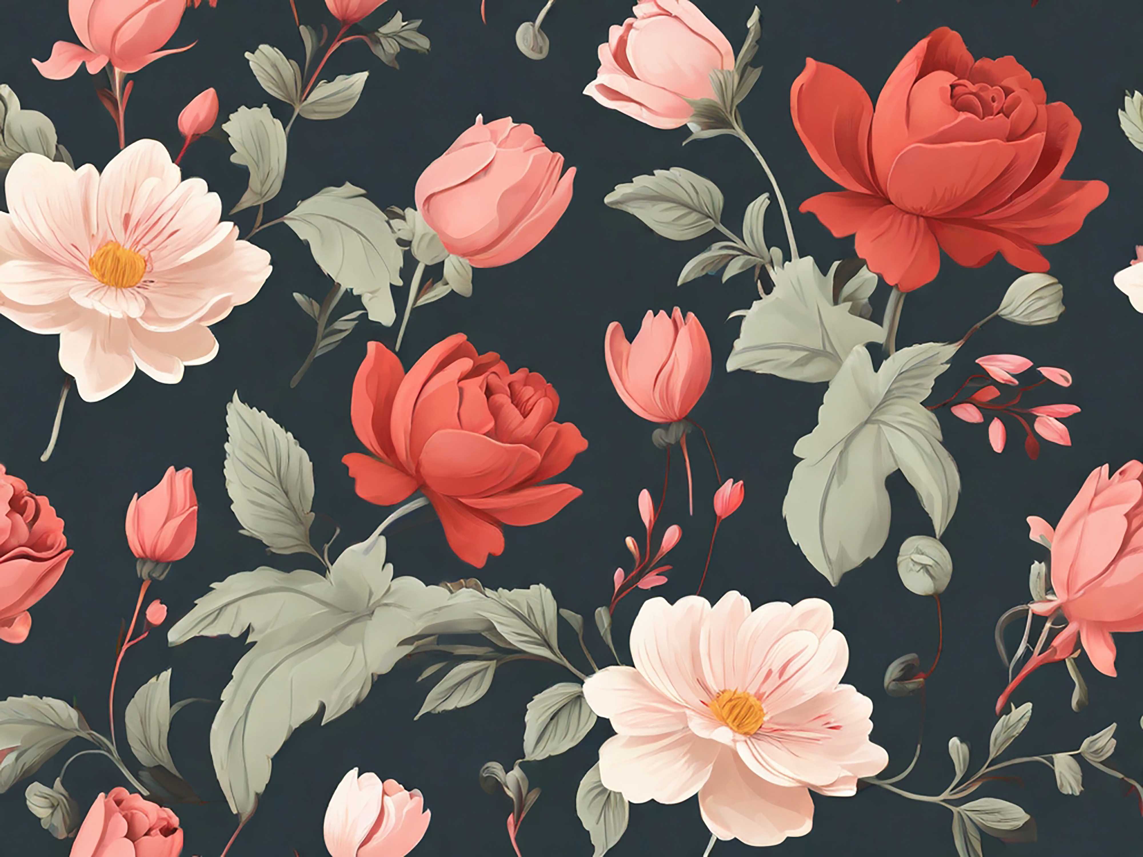 Vintage Valentines Seamless Digital Paper - CraftNest - Digital Crafting and Art