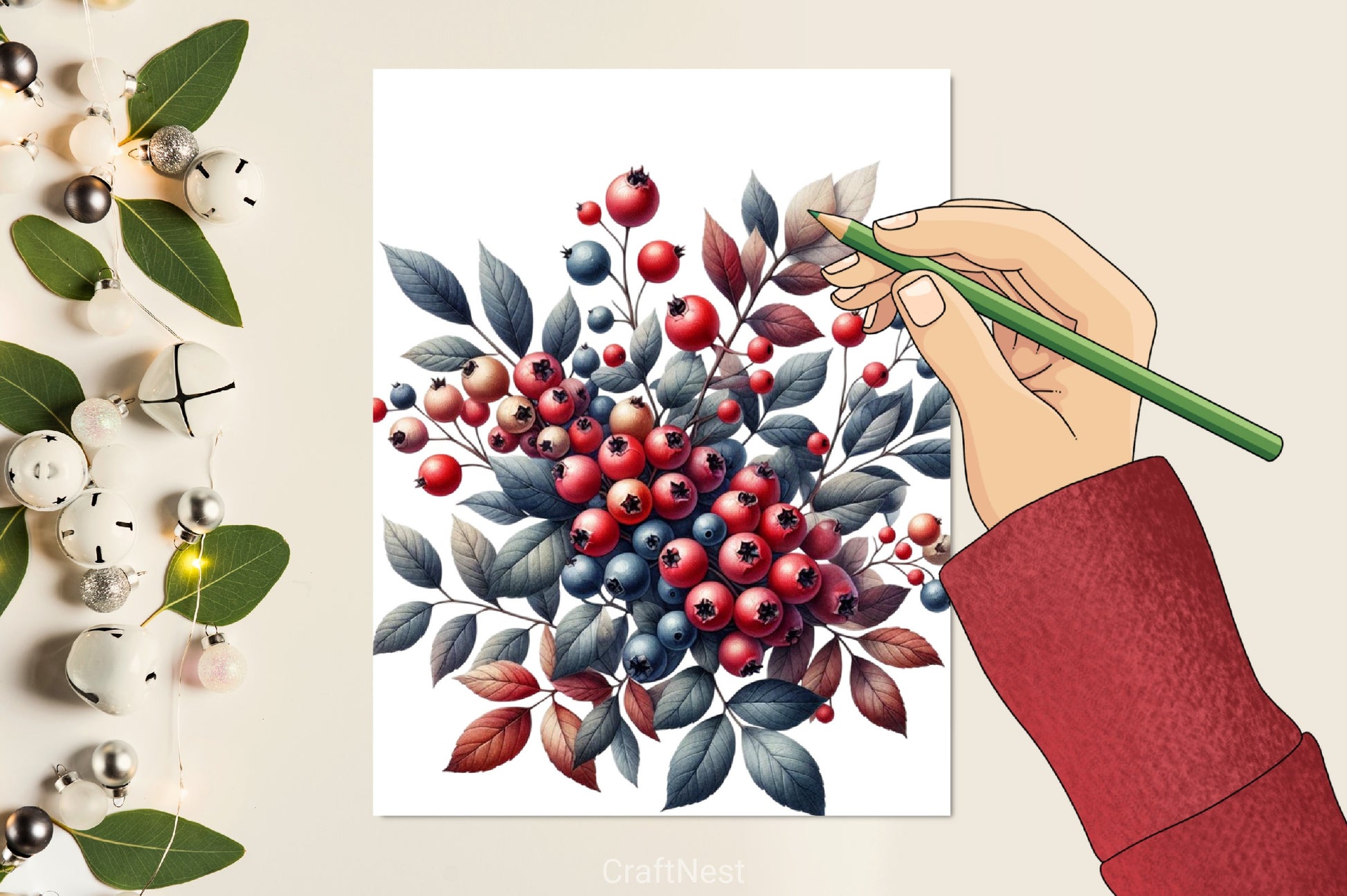 Mistletoe Clipart Bundle 1 - CraftNest - Digital Crafting and Art