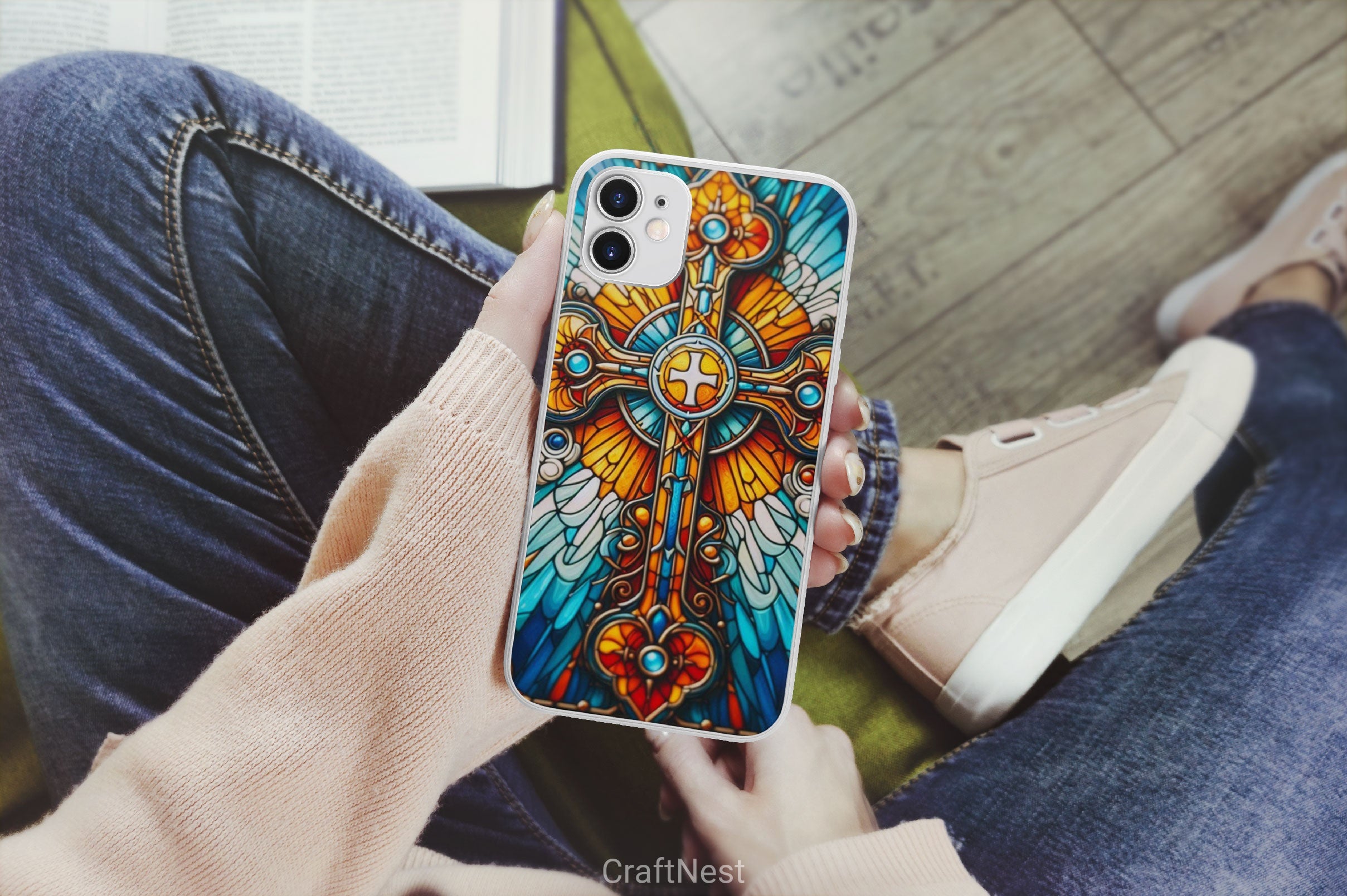 Stained Glass Cross Tarot Card Clipart Bundle 7 - CraftNest - Digital Crafting and Art