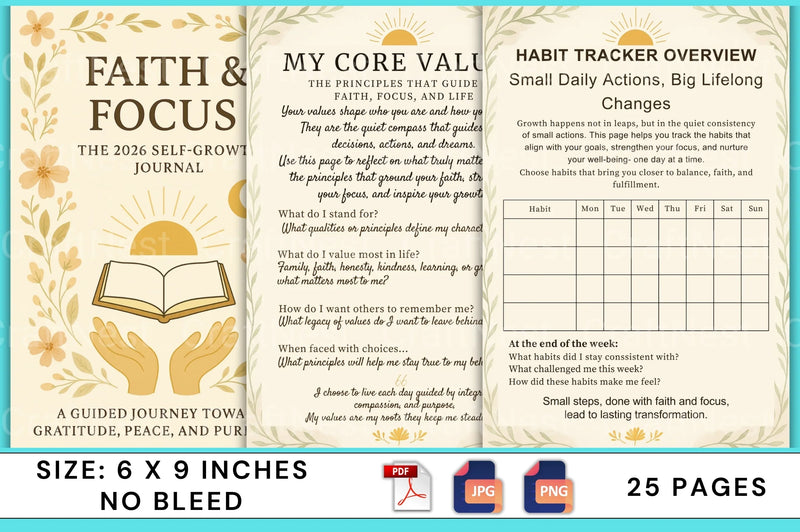 Faith Focus: Self Growth Journey - CraftNest - Digital Crafting and Art