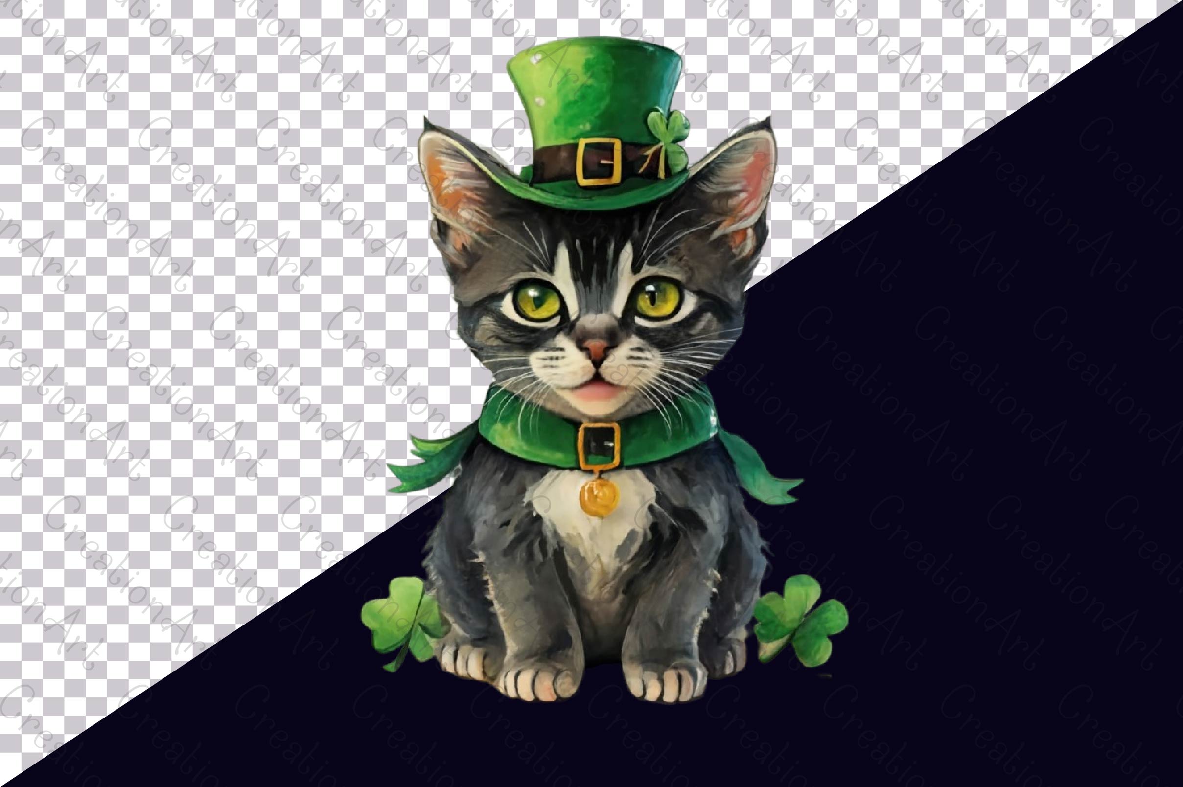 Cute Smiling Tuxedo Kitten Cat Clipart Bundle - CraftNest - Digital Crafting and Art