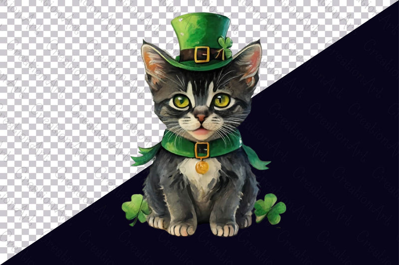 Cute Smiling Tuxedo Kitten Cat Clipart Bundle - CraftNest - Digital Crafting and Art