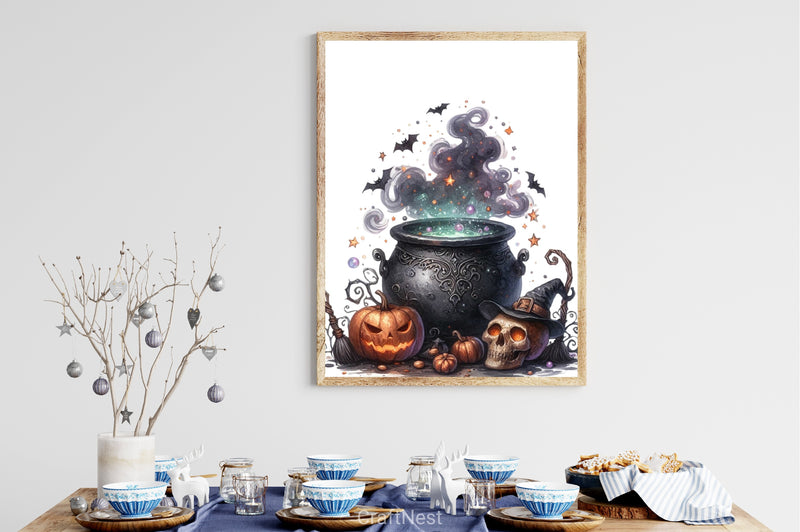 Halloween Cauldron Clipart Bundle 4 - CraftNest - Digital Crafting and Art