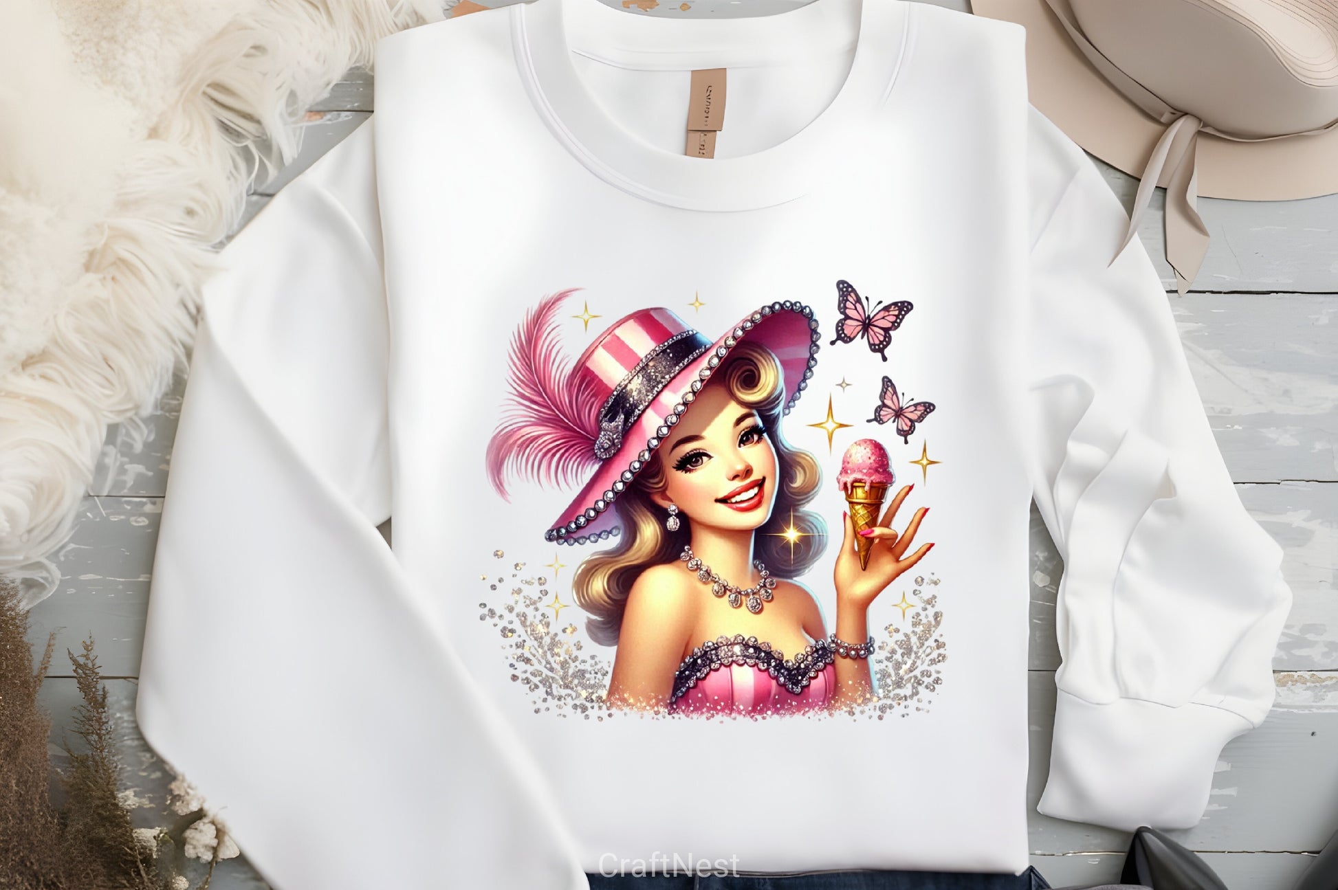 Mardi Gras Girl Clipart Bundle 3 - CraftNest - Digital Crafting and Art