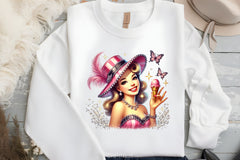 Mardi Gras Girl Clipart Bundle 3 - CraftNest - Digital Crafting and Art