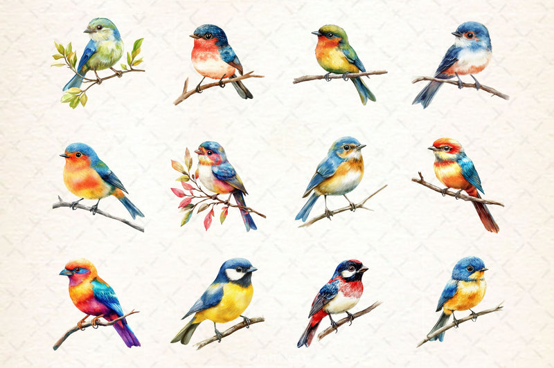 Birds Clipart Bundle 19 - CraftNest - Digital Crafting and Art