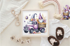 Easter Gnome Truck Clipart Bundle - CraftNest - Digital Crafting and Art